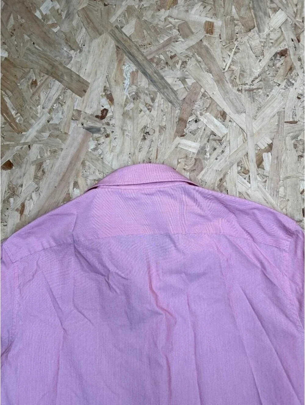 Banana Republic Shirt Mens Small Pink Slim Flex Fit Tech Stretch Cotton Button
